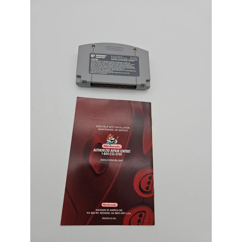 Mickey's Speedway USA (Nintendo 64, 2000)  Manuel And Cartridge